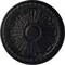 Ekena Millwork Raymond Ceiling Medallion (Fits Canopies up to 5 3/8"), Hand-Painted Steel Gray, 18"OD x 1 1/4"P CM18RA2SGS - alternate 1
